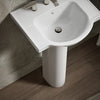 Kohler 21" rectangular pedestal bathroom sink
