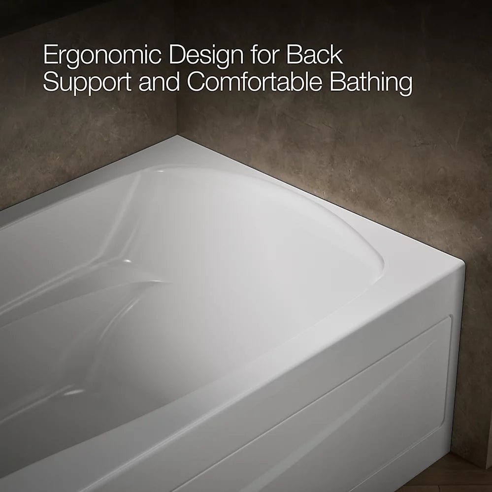Kohler Mariposa 72" x 36" Alcove bath, left drain