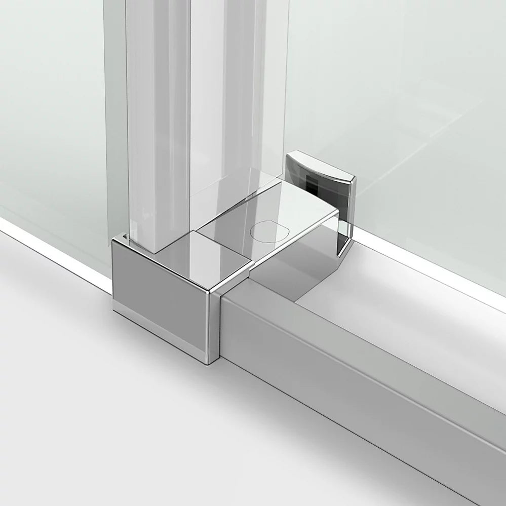 Kohler Sliding shower door, 78" H x 44-5/8 - 47-7/8" W, with 3/8" thick Crystal Clear glass