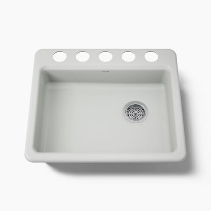 Kohler Riverby® 25" undermount single-bowl kitchen sink