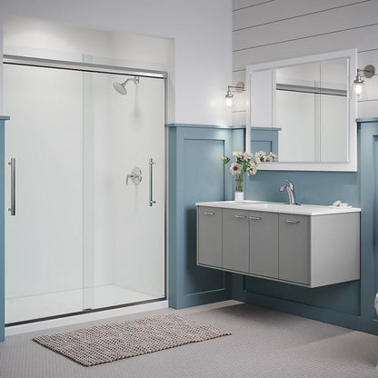 Kohler 79-1/16" H sliding shower door with 5/16"-thick glass