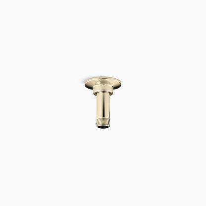 Kohler 3" ceiling-mount single-function rainhead arm and flange
