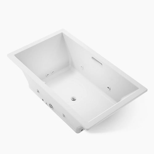 Kohler Underscore Heated Bubblemassage Air Bath With Whirlpool 60 x 36-Inch Drop-In Bathtub