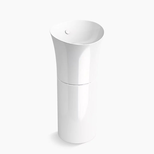 Kohler 16" round pedestal bathroom sink