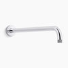 Kohler 19" wall-mount single-function rainhead arm and flange