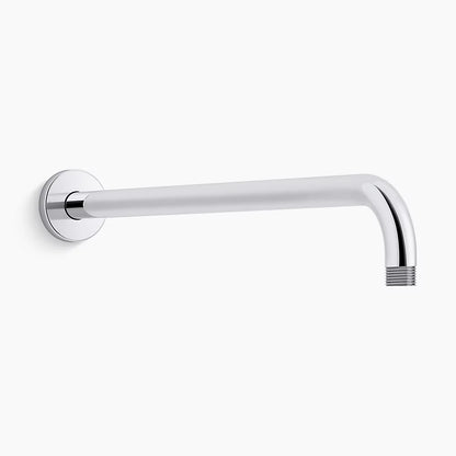 Kohler 19" wall-mount single-function rainhead arm and flange