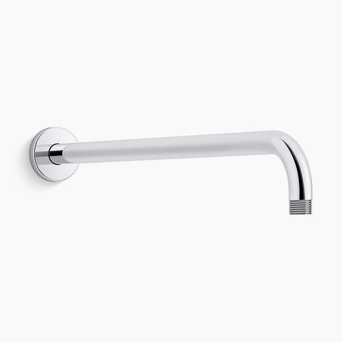 Kohler 19" wall-mount single-function rainhead arm and flange