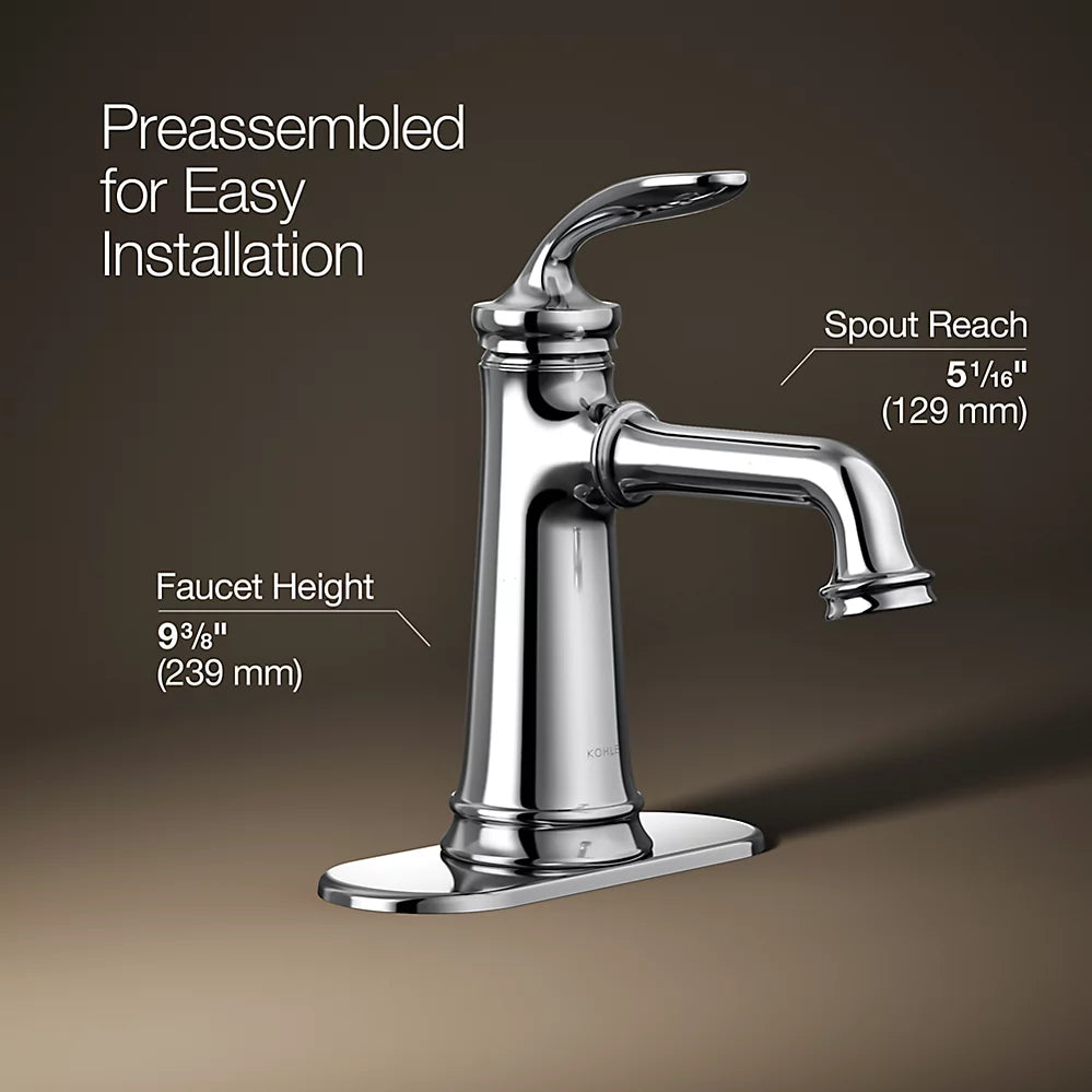 Kohler Single-handle bathroom sink faucet, 1.2 gpm