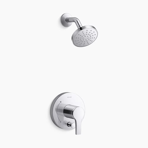 Kohler Rite-Temp® shower trim kit with push-button diverter, 1.75 gpm