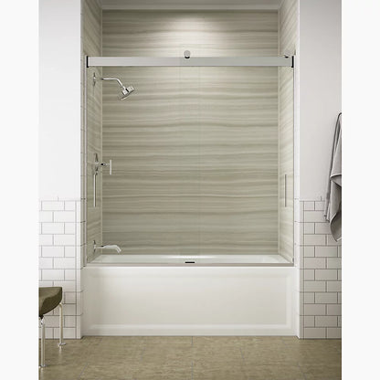 Kohler 62" H sliding bath door with 1/4"-thick glass