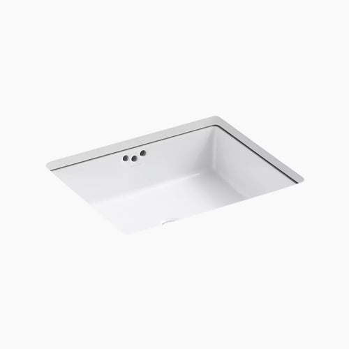 Kathryn® 19-3/4" rectangular undermount bathroom sink with glazed underside