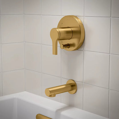 Kohler Rite-Temp® bath and shower trim kit with push-button diverter, 1.5 gpm