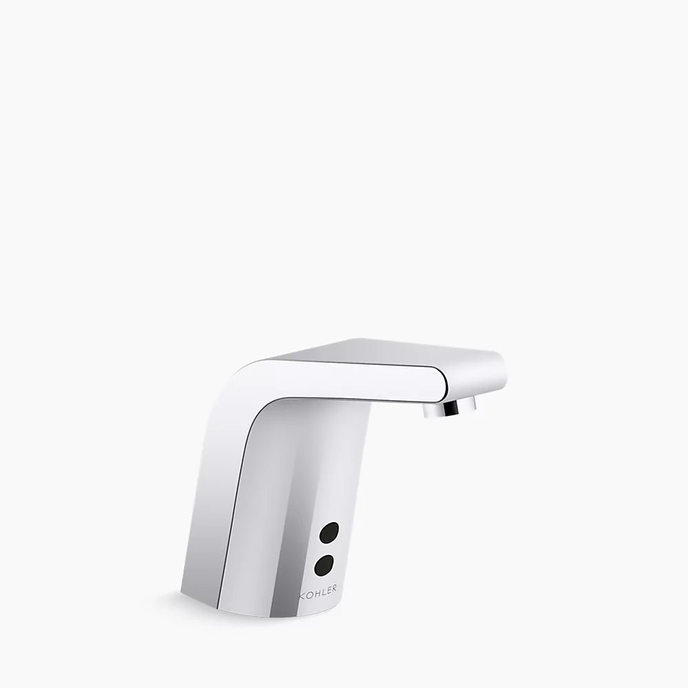Kohler Touchless single-hole lavatory faucet with Insight™ sensor technology, HES-powered, less drain, 0.35 gpm