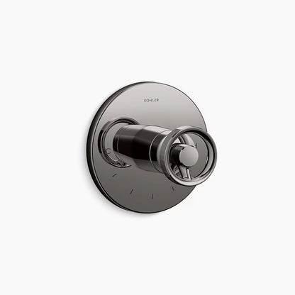 Kohler MasterShower® temperature control valve trim with Industrial handle