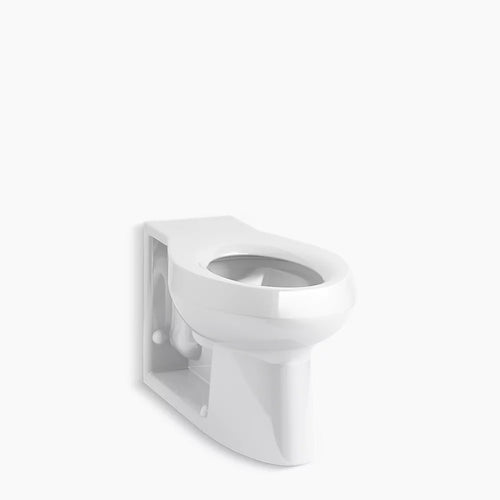 Kohler Floor-mount rear spud flushometer bowl with integral seat