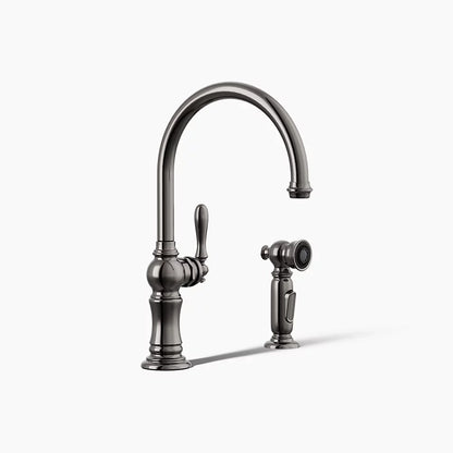 Kohler Artifacts® Single-handle kitchen sink faucet with two-function sprayhead