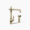 Kohler Artifacts® Single-handle kitchen sink faucet with side sprayer