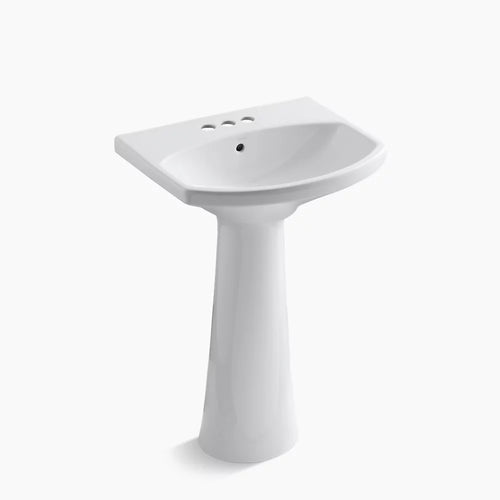 Kohler 22-3/4" rectangular pedestal bathroom sink