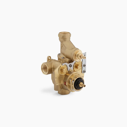 Kohler XVII 3/4" thermostatic valve with integral volume control and stops