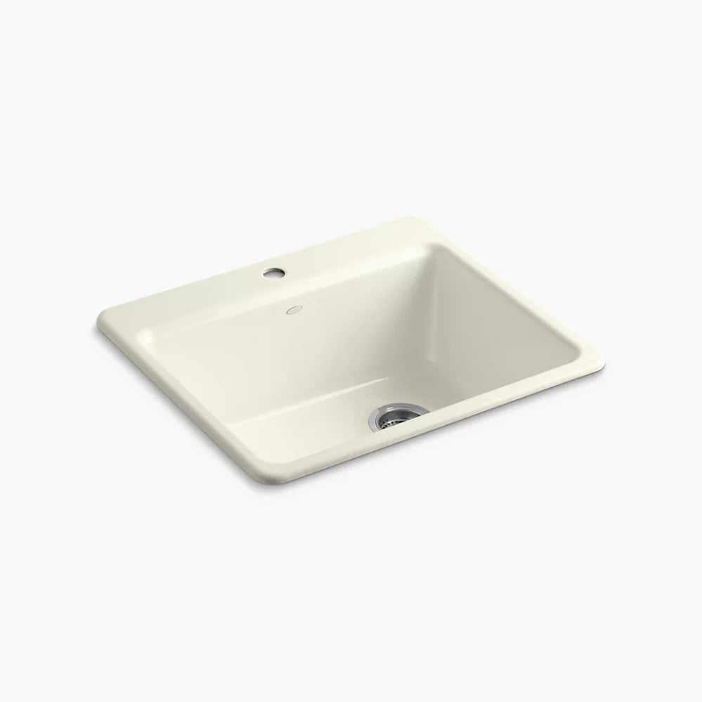 Kohler Riverby® 25" top-mount single-bowl kitchen sink