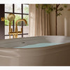 Kohler Floor-mount bath filler trim with handshower