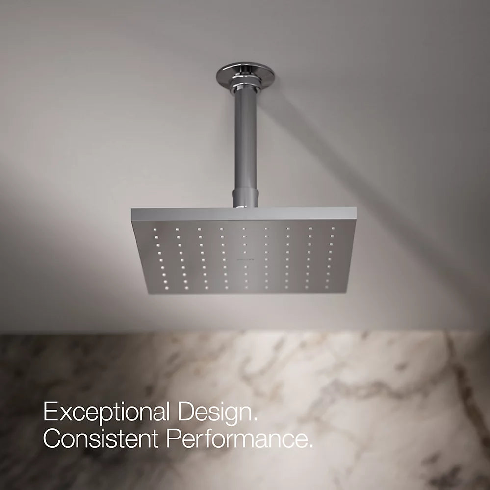 Kohler Square 8" single-function rainhead, 1.75 gpm