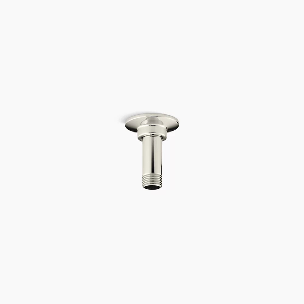 Kohler 3" ceiling-mount single-function rainhead arm and flange