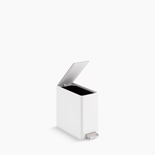 Kohler 2.5-gallon slim step trash can
