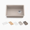 Kohler 27" undermount single-bowl workstation kitchen sink