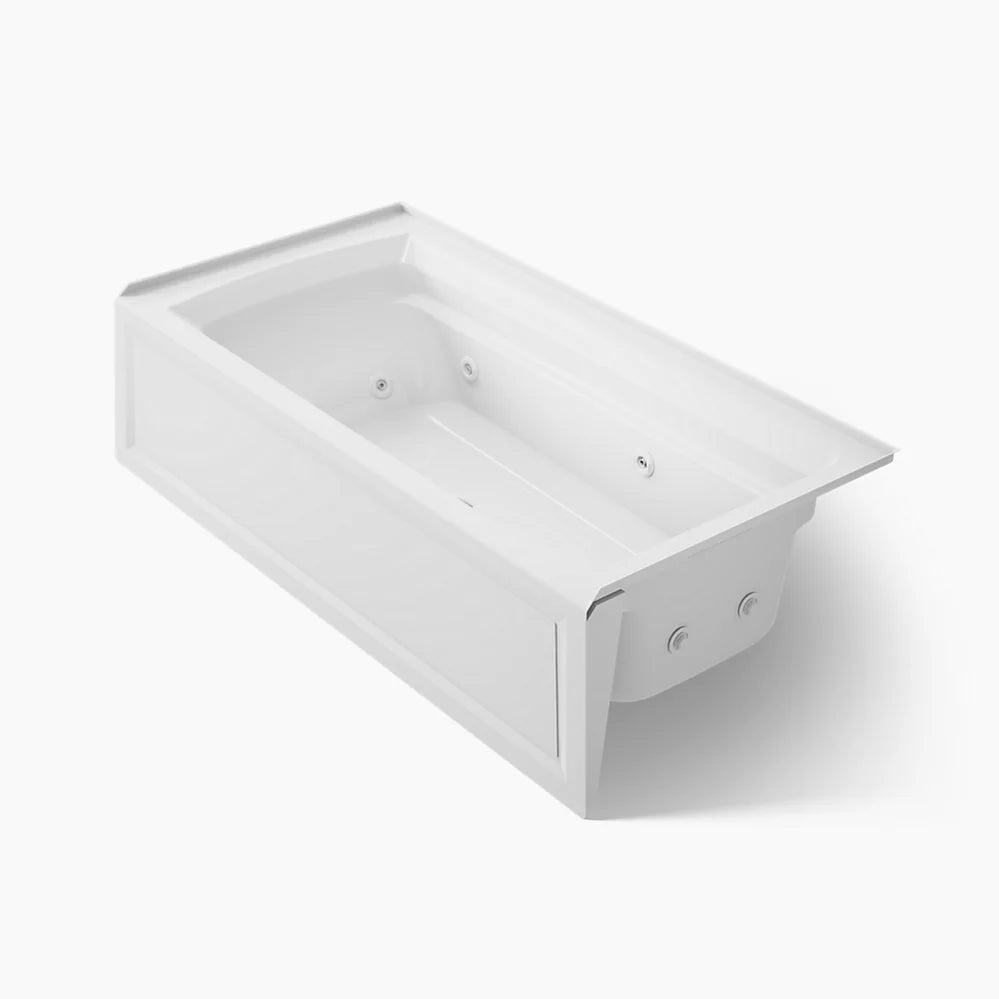 Kohler Archer Whirlpool Bath Right Drain 72 x 36-Inch Alcove Bathtub