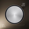 Kohler Round 14" single-function rainhead, 2.5 gpm