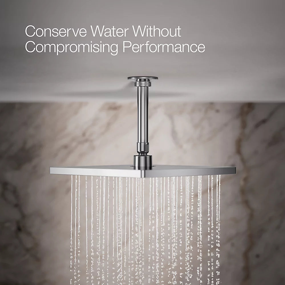 Kohler 10" single-function rainhead, 1.75 gpm