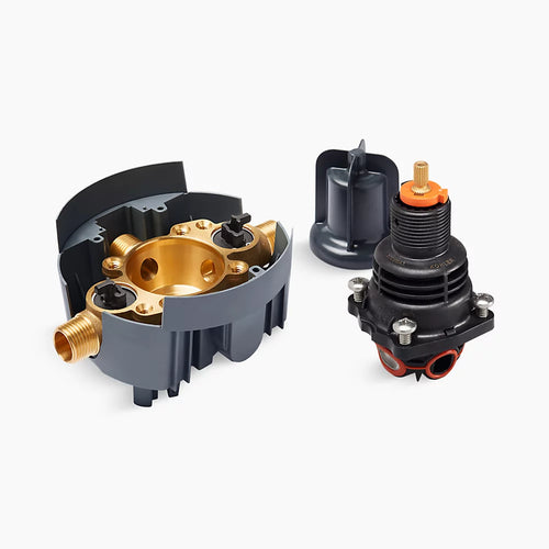 Kohler Thermostatic valve body and cartridge kit with service stops