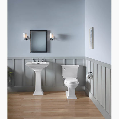 Kohler 25" rectangular pedestal bathroom sink