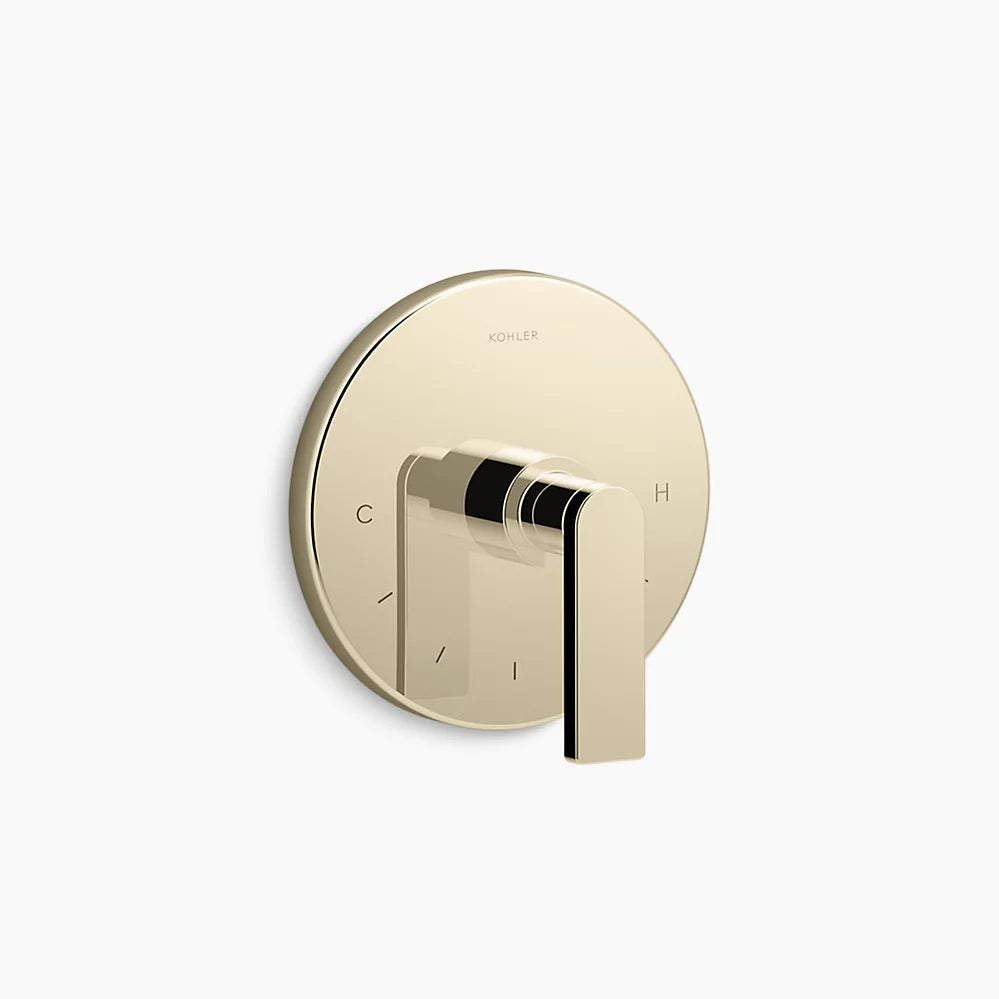Kohler MasterShower® temperature control valve trim with lever handle