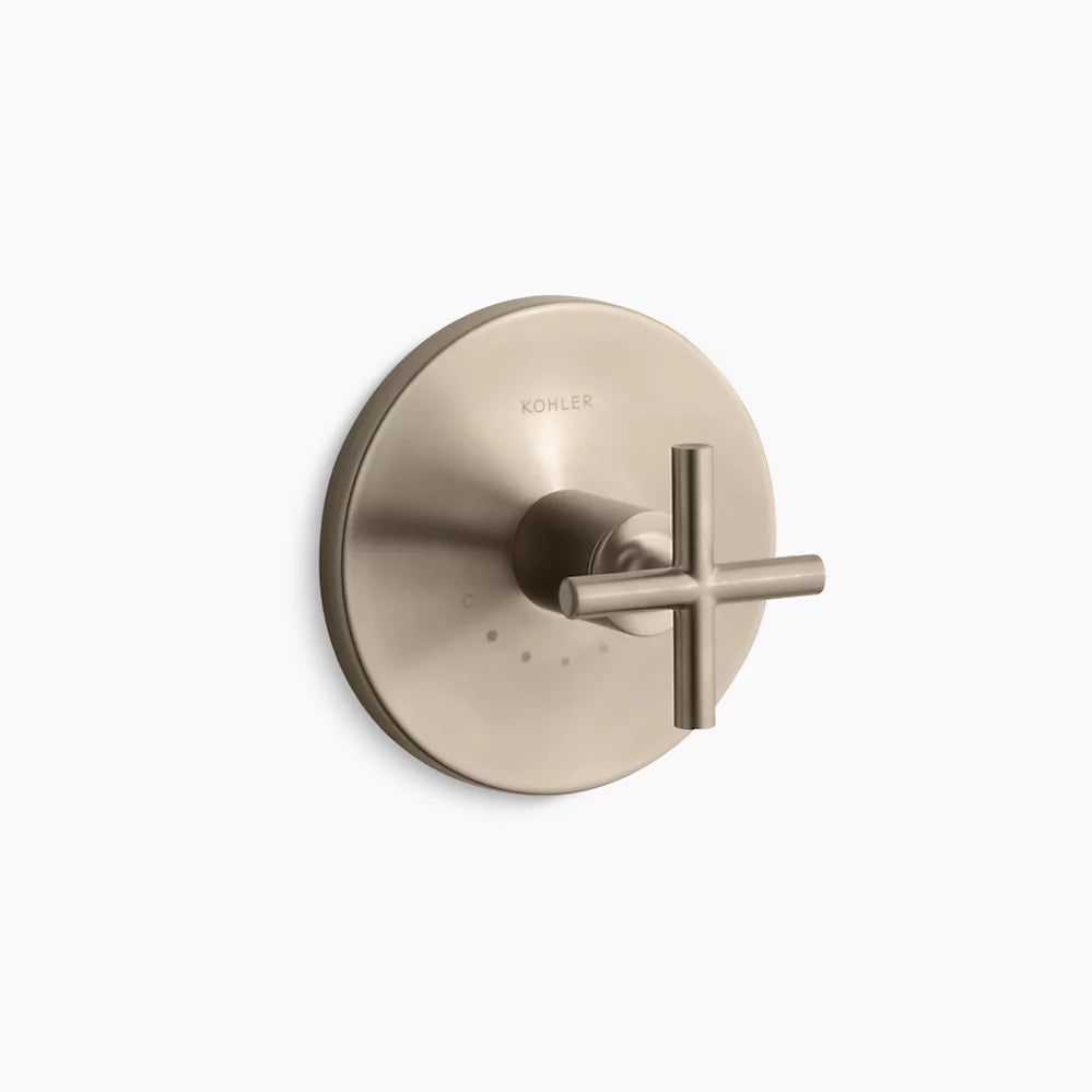 Kohler MasterShower® temperature control valve trim with cross handle