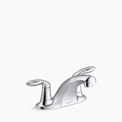 Kohler Two-handle centerset lavatory faucet, less drain, 0.35 gpm