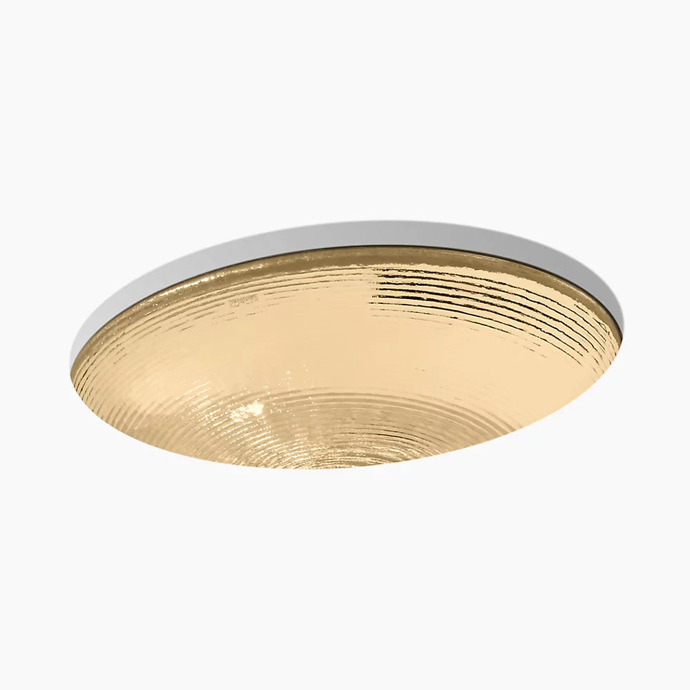 Kohler 19" oval undermount bathroom sink, no overflow