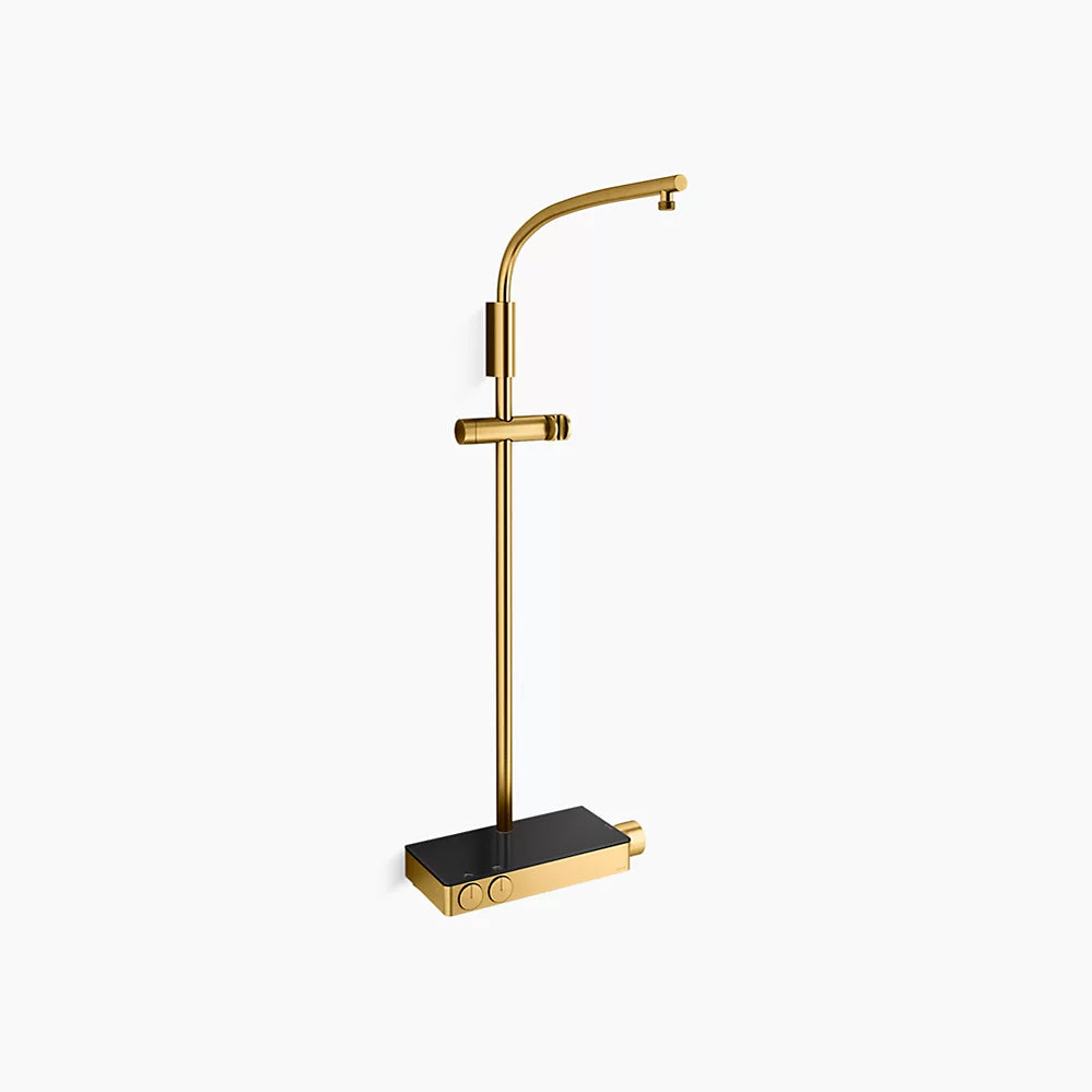 Kohler Two-way exposed thermostatic valve with shower column for rainhead and handshower