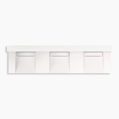 Kohler 90" wall-mount basin lavatory system with backsplash