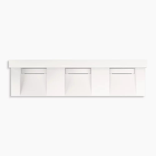 Kohler 90" wall-mount basin lavatory system with backsplash