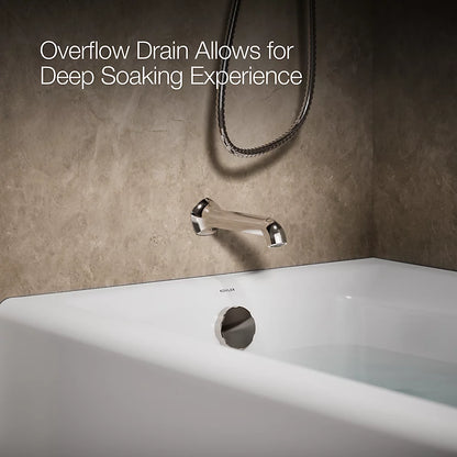 Kohler Mendota 60" x 32" alcove bath, left drain