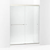 Kohler 76" H sliding shower door with 5/16"-thick glass