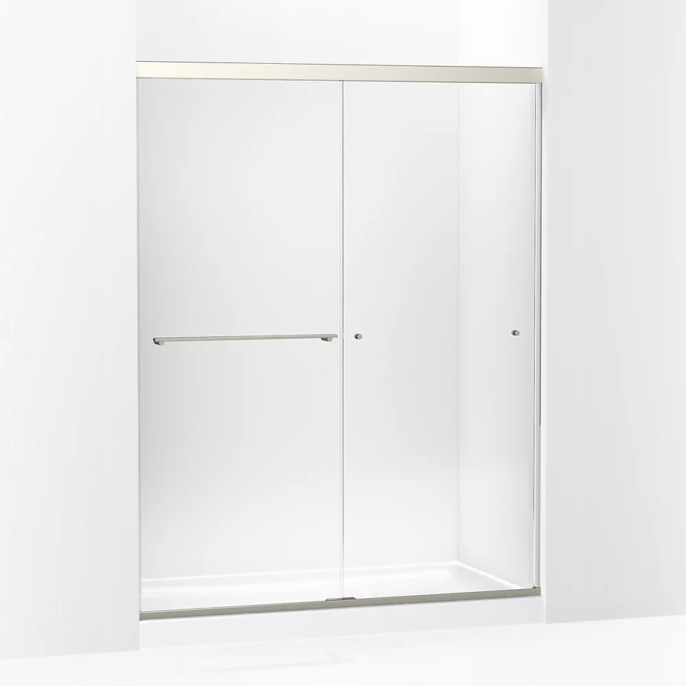 Kohler 76" H sliding shower door with 5/16"-thick glass