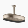 Kohler Oblong 14" single-function rainhead, 2.5 gpm