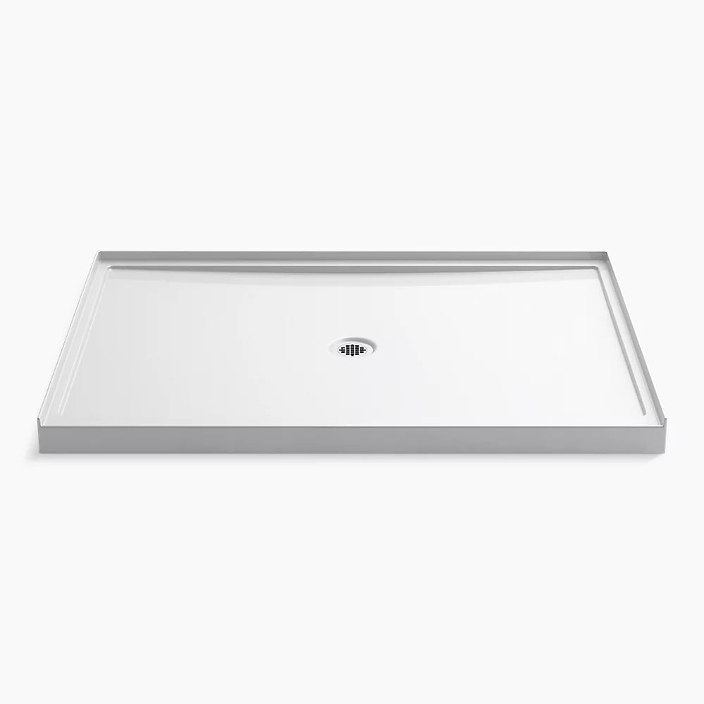 Kohler 60" x 42" alcove shower base, center drain