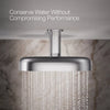 Kohler Oblong 14" two-function rainhead, 1.75 gpm