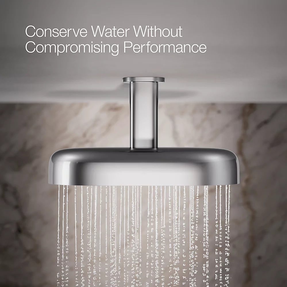Kohler Oblong 14" two-function rainhead, 1.75 gpm