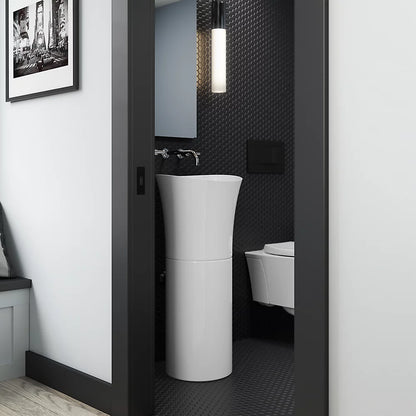Kohler 16" round pedestal bathroom sink