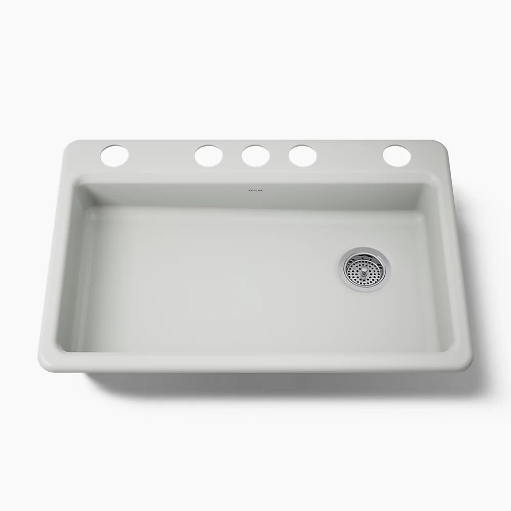 Kohler Riverby® 33" undermount single-bowl kitchen sink